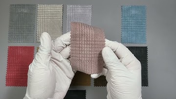 Poly Span Herringbone Suede Fabric (Item Code:FAB1120)