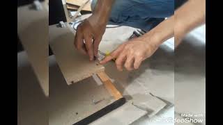 Cara rakit meja 1/2 biro SOD-102 Henco