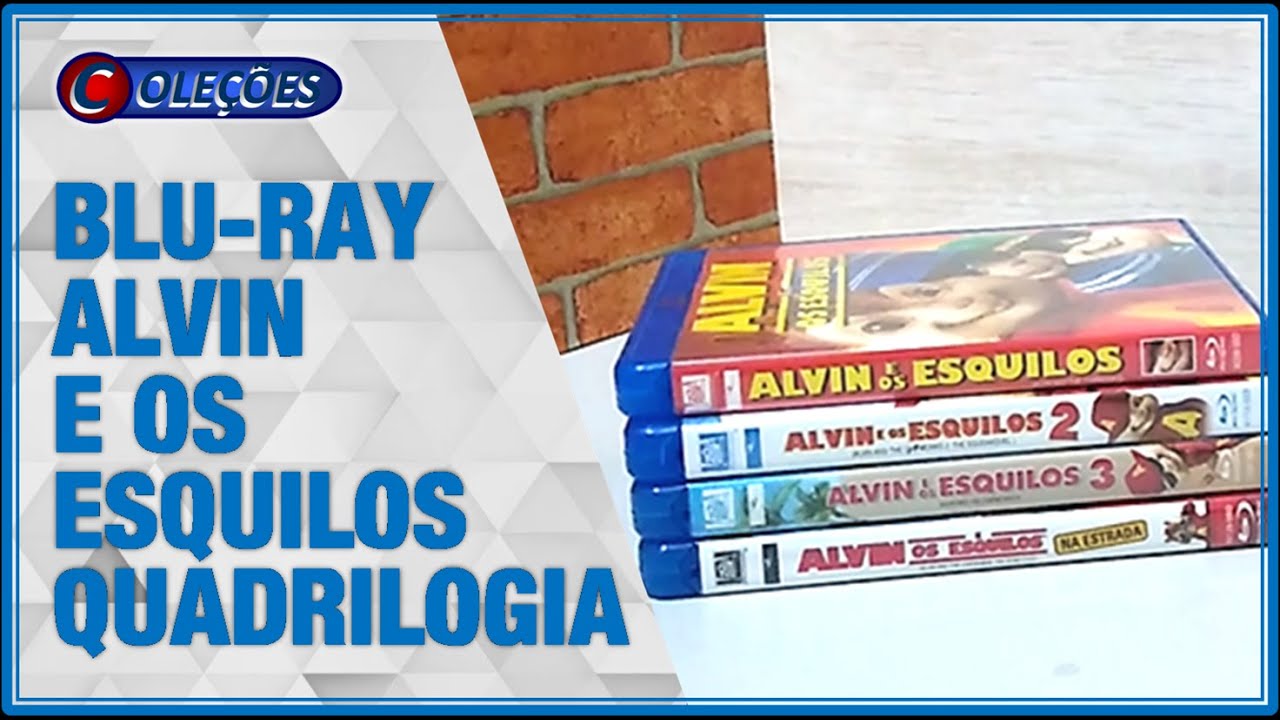💿 BLU-RAY ALVIN E OS ESQUILOS - QUADRILOGIA