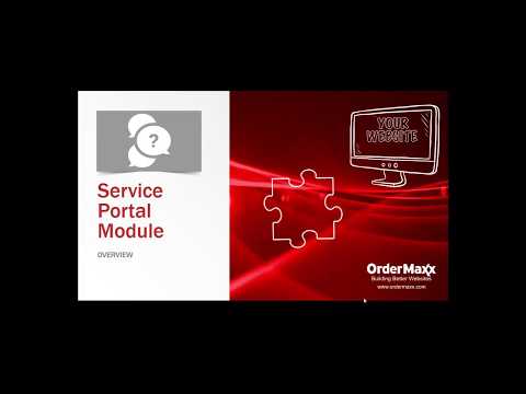OrderMaxx PilotERP Service Portal Module