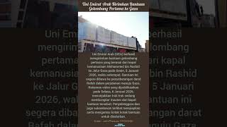 Uni Emirat Arab Kirimkan Bantuan Gelombang Pertama ke Gaza #shorts