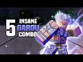 5 insane garou combos  the strongest battlegrounds robloxsaitamabattlegrounds