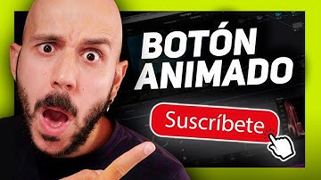 ¡EN 1 MINUTO Y SIN FUSION! ⛔ Cómo hacer un BOTÓN ANIMADO de SUSCRÍBETE en Davinci Resolve 17