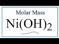 Hydroxide Ions and Molar Mass