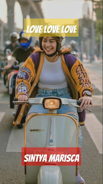 Sintya Marisca Scooterist Cantik #vespa #shorts