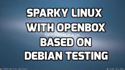 Sparky Linux with Openbox