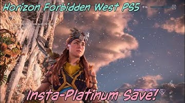 Horizon Forbidden West PS5: [Multi-Region] Insta-Platinum Trophy Save Download 🏆 NG+ READY