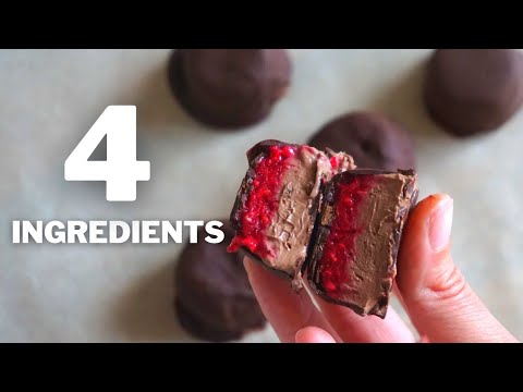 Chocolate and Raspberries Vegan Mousse Cups | Healthy and Vegan Dessert Idea!
