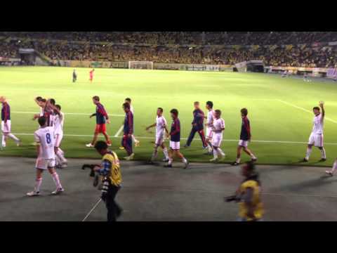 ジェフ千葉vsFC東京 試合後選手挨拶
