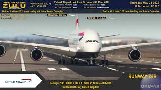 Highlight: Today&#39;s British Airways A380 landing looking magnificent on stream