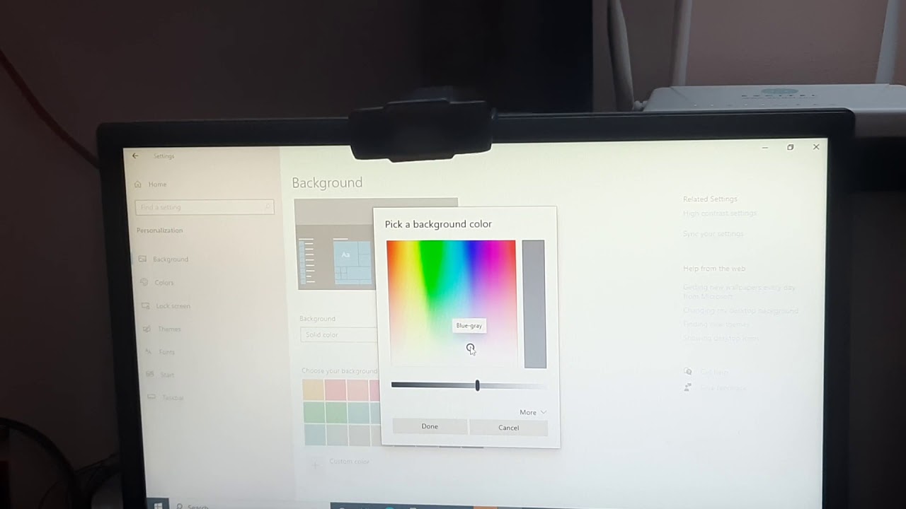 How to change wallpaper in Laptop or computer in telugu YouTube