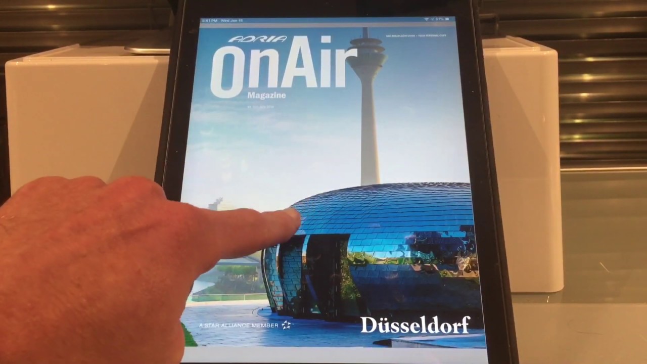 Video tour of Altitude app for airline inflight magazines for frequent fliers and global travellers