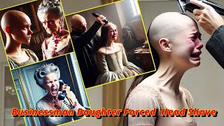 Haircut Stories - Businessman Daughter Forced  Head Shave in Villa : headshave buzz cut bald