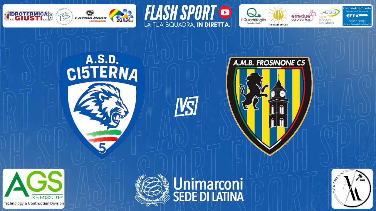 Cisterna5 6-3 AMB Frosinone | Serie A2 - 1ª Giornata | HIGHLIGHTS