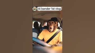 My First Vlog 😊 || Ai monkey vlog || Ai monkey video #aimonkey #myfirstvlog #vlog