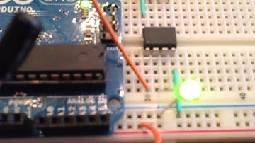 ATtiny chip experiment X PRIZE Beacon