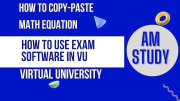 Virtual University Exam Software Tutorial (Urdu/Hindi)& How to give paper in VU exam|VU Exam Method|