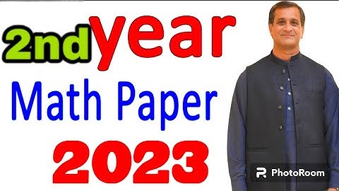 2nd Year Math Important Questions 2023 | 12th Maths Guess Paper 2023 #math #class12 #guesspaper