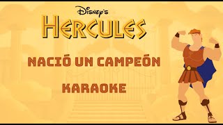 Nació un campeón| Hércules | Karaoke 🏆