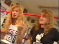 MEGADETH Interview 1990 | Dave Mustaine | Dave Ellefson | Rust in Peace | UK