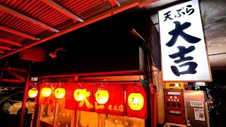 Popular Tempura Restaurant in Osaka! Opens at 11 PM → 300 People Rush in Even Late at Night!