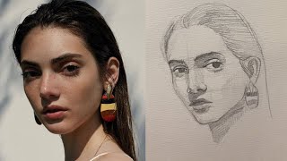 How to draw a face | #tutorial