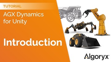 AGX Dynamics for Unity. Tutorial 1: Introduction