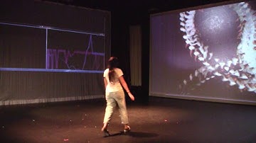 Interactive Installation created with MAX MSP