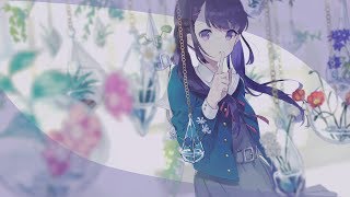 Video thumbnail of "Nightcore - Hazakura | Kie Kitano (Lyrics)"