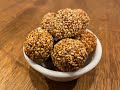 Sesame &amp; Jaggery Energy Balls /Til Gud Laddu Recipe