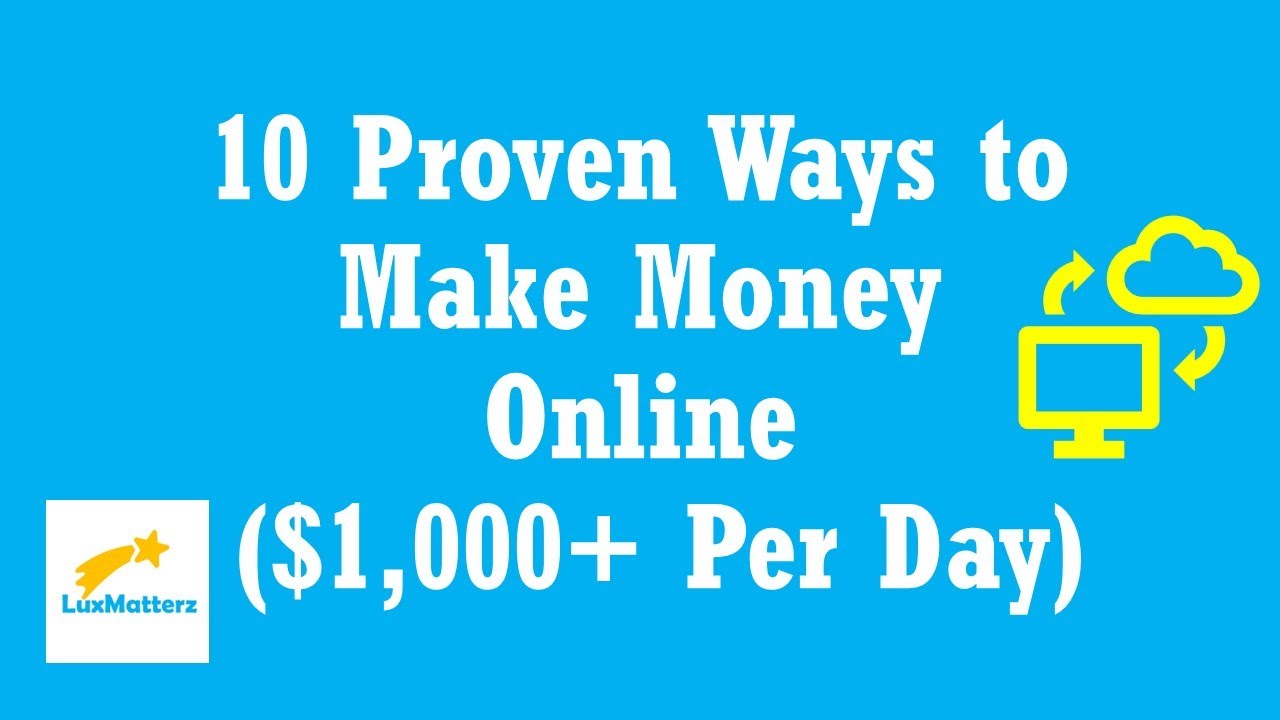 10 Legit Ways To Make Money Online And Passive Income 2023 | How To ...
