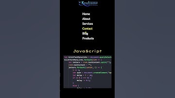 Staggered Blink Text Menu Using HTML CSS JS | Modern UI Animation