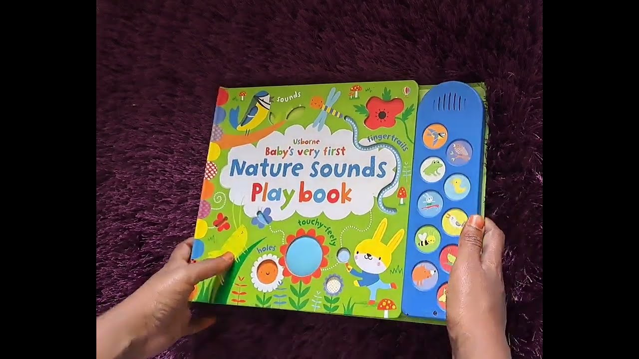 Nature Sounds Playbook-₹215-SoundBook #prelovedbooks #kidsbooks #soundbooks #naturesounds #usborne