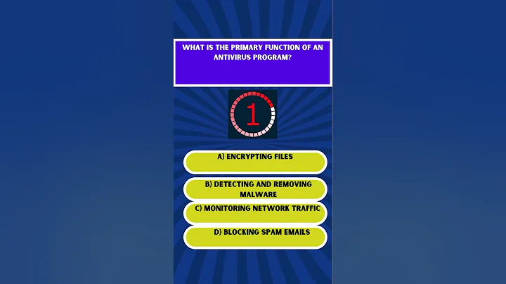 Challenge your cyber security skills with our beginner questions! Four options to choose answer from