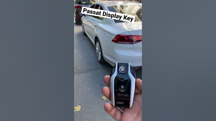 Passat B8 Display Key Ekranlı Anahtar