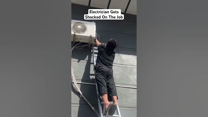 Electrician Gets Shocked On The Job 🤕