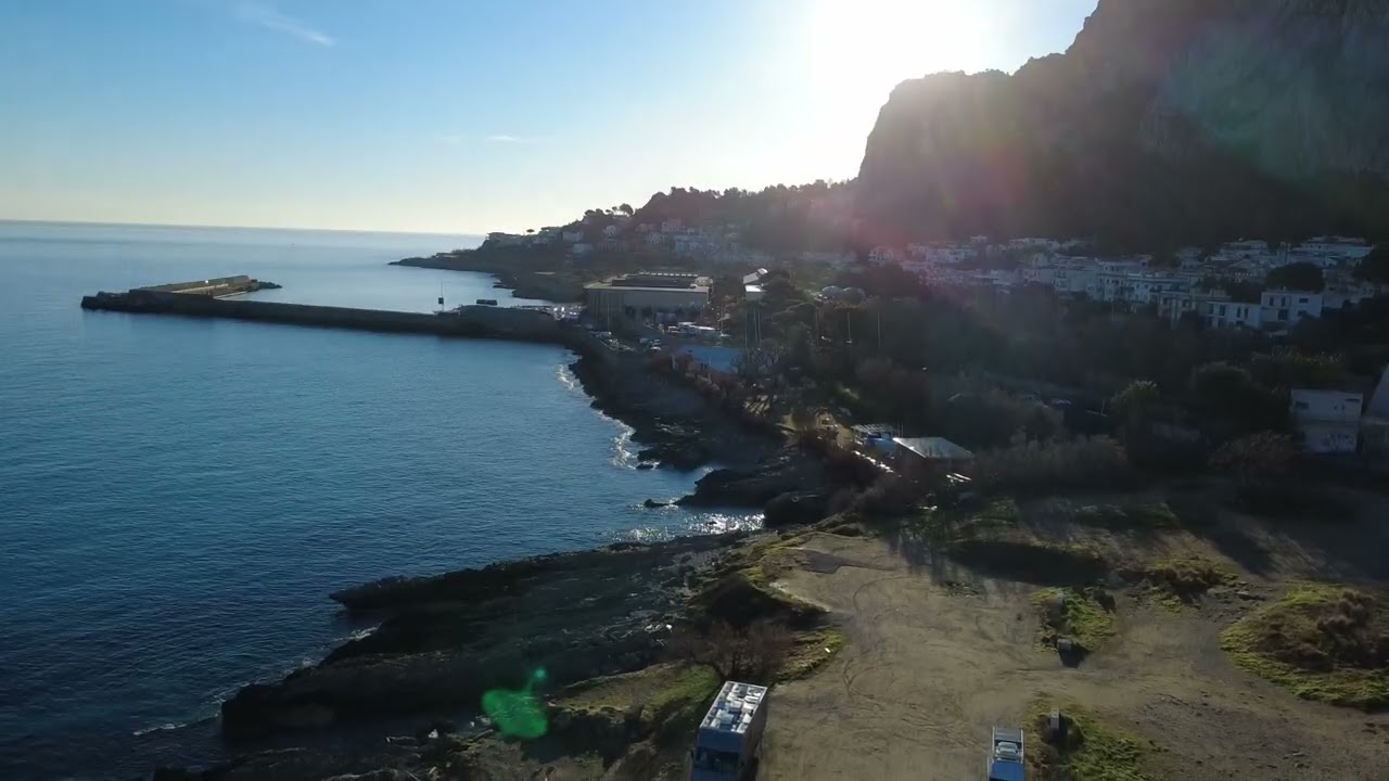 Überwintern Sizilien am Public free parking Addaura  23.2.2026