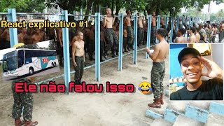 Reagindo e explicando o vídeo ÁREA DE ESTÁGIO PARAQUEDISTA - EP #1