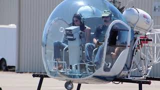 Ride along in 1953 Bell 47G helicopter