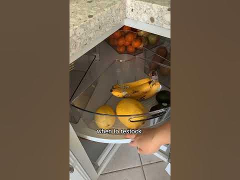 Kitchen Corner Cabinet Organization - YouTube