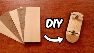 HOW TO MAKE A DIY WOODEN FINGERBOARD