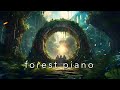 Forest piano  432hz healing relaxing ambient sleep music  asmr soothing nature sounds