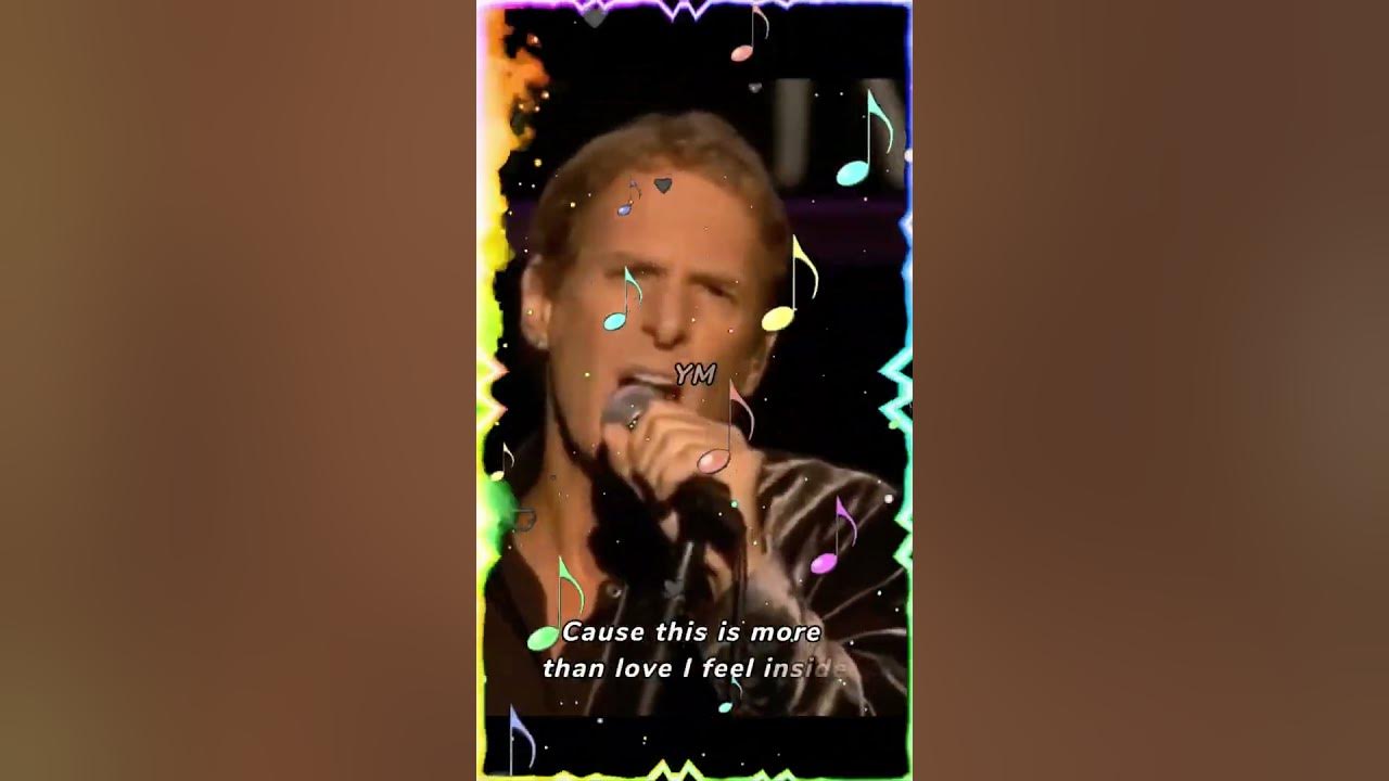 Said i love you but i lied | Michael Bolton