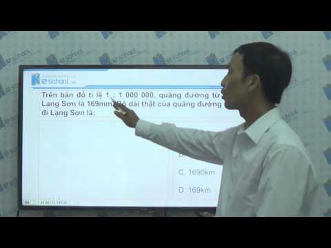 Video [Toán tiểu học] [Toán 4, Toán lớp 4] - Tỉ lệ bản đồ -... - youtube