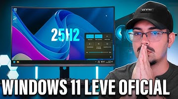 Seu PC VAI VOAR! 🚀 O Windows 11 25H2 LEVE OFICIAL que NINGUÉM te mostrou!