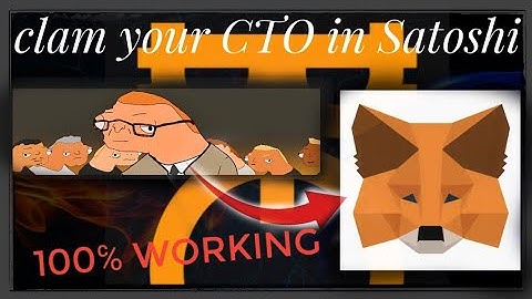 Satoshi app me wallet connect kese kare?? 100℅ working. || clam your CTO in Satoshi☺