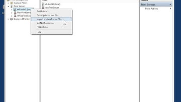 Windows 8.0 Professional - Migrate Print Servers Using Print Management