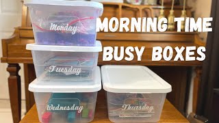 Morning Time Busy Boxes