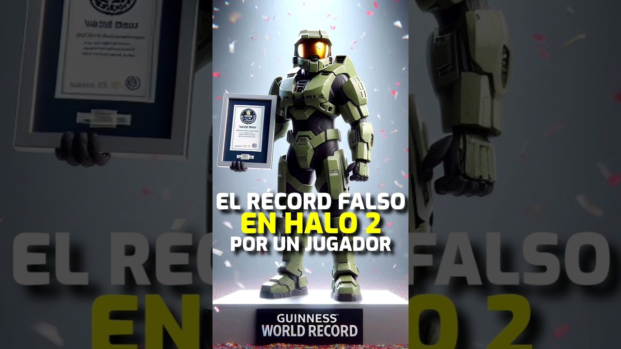 ¡El RÉCORD FALSO de HALO 2 por un SPEEDRUNNER! - #short #halo #curiosidades #shorts #haloinfinite