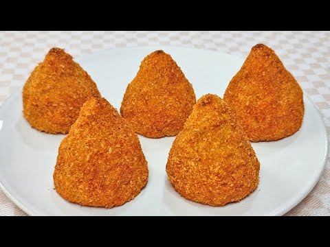 Coxinha SEM FRITURA, SEM FARINHA, FÁCIL e SAUDÁVEL! É Rápida e Deliciosa, Fica Incrível!